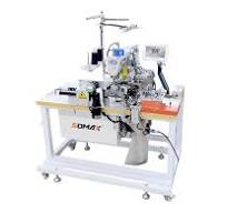 Auto t-shirt/polo shirt circular bottom hemming machine ...