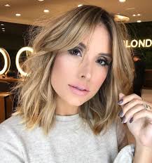 Thinking of cutting bangs this season? Long Bob With Curtain Bangs Pinterest Novocom Top