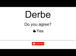 Words pronunciation dictionary based on subtitles. How To Pronounce How To Say Derbe Youtube