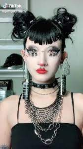 Pin By Atom Cat On Lewks Alternative Makeup Gothic Hairstyles Edgy Makeup