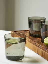 Aida Raw Water Glass Set Of 4 Water Glass Glasses Table Setting Glass