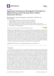 A set of images describing how voip ott vendors monetize their service. Pdf Applying Contemporary Management Principles To Implementing And Evaluating Value Added Pharmacist Services