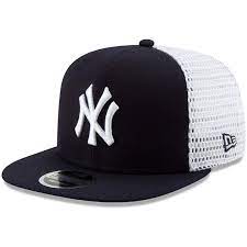 New York Yankees New Era Mesh Fresh 9fifty Adjustable Snapback Hat Navy White Snapback Hats Hats For Men Snapback