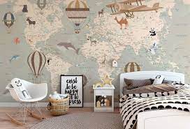 Design your room online free. World Map Wall Decorating Ideas 50 Interior Designs In Different Styles