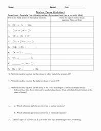 A monohybrid cross is a genetic cross which occurs between two individuals, focusing on the inheritance of one trait at one time. Nuclear Equations And Radioactive Decay Worksheet Answers Tessshebaylo