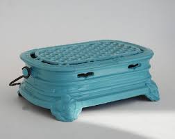 Antique Foot Warmer Cast Iron Planter Boho Chic Country Etsy Country Kitchen Decor Table Candle Holders Cast Iron