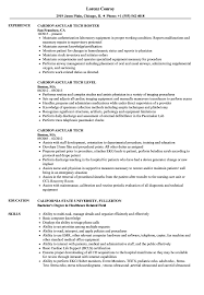 Cardiovascular Tech Resume Samples Velvet Jobs