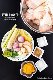 1 ekor ayam kampung yang tidak terlalu. Ayam Ungkep Indonesian Fried Chicken Recipe Daily Cooking Quest