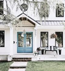 Whether you want inspiration for planning a front door renovation or are building a designer front door from scratch, houzz has 35,170 images from the best designers, decorators, and architects in the country, including tim barber architects and executive developers, llc. Weekend Links Turquoise Teale House Exterior Modern Farmhouse Exterior Farmhouse Exterior