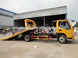 A tow truck (also called a wrecker, a breakdown truck, recovery vehicle or a breakdown lorry) is a truck used to move disabled, improperly parked, impounded, or otherwise indisposed motor vehicles. New Underlift 3 Ton Towing 4 Ton Hydraulic Winch Slide Flat Bed China Jac 4x2 Car Carrying Truck Buy China Jac 4x2 Car Carrying Truck Slide Flat Bed Recovery Truck Tow Truck Hydraulic