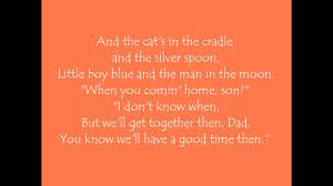Harry Chapin Cat S In The Cradle Lyrics Youtube