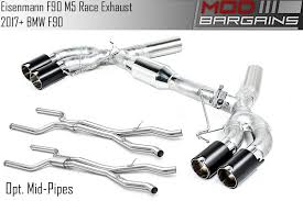Finishers are made of 100% dry carbon fiber. Eisenmann Race Exhaust For 2017 Bmw M5 F90 B5555 20904 11