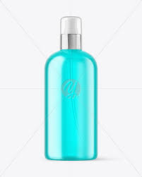 Color Plastic Cosmetic Bottle With Pump Mockup In Bottle Mockups On Yellow Images Object Mockups
