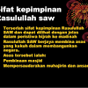Rambut nabi muhammad menyentuh kedua daun telinganya. 1
