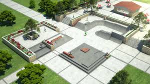 Modern Public Landscape Design Plan Google Search Skatepark Design Landscape Design Plans Plaza Design