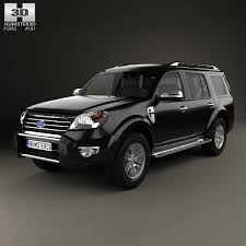 3d Model Of Ford Endeavour 2014 Ford Endeavour Ford 3d Model