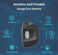 Foluck 2 for 300 MHz Multicode Linear Garage Door Gate Opener Remote  Control with 10 DIP Switch Keychain,Replacement for ...