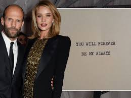 He is known for his roles in the guy ritchie crime films lock. Rosie Huntington Whiteley Sends Sweet Message To Jason Statham As They Celebrate Five Years Together Mirror Online