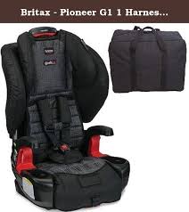 Britax Pioneer G1 1 Harness 2 Booster Car Seat With Travel Bag Domino The Pioneer Combination Harness 2 Booster Car Seats Booster Car Seat Best Car Seats