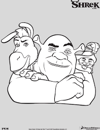 Coloring Page Shrek In 2020 Dog Coloring Page Cartoon Coloring Pages Coloring Pages