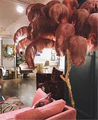 How to decorate a room with lamps. Ostrich Feather Floor Lamp Wedding Road Led Standing Decorations Gold Copper Bedroom Decors Light Living Room Party Backdrop From Downtonshop 651 26 Dhgate Copper Bedroom Decor Feather Lamp Copper Bedroom