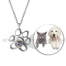 Learn how to do just about everything at ehow. Custom Pet Photo Projection Necklace Cat Dog Paw Projection Chain Memory Jewelry Keepsake Mother S Day Gift Customized Necklaces Aliexpress