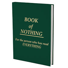 Reading coffee table books while sipping on a freshly brewed cup of coffee is the perfect way to spend the afternoon. Buy Book Of Nothing Funny Book Gag Gift Cool Journal Diary Blank Pages Silly Gifts Gifts For Book Lovers Cool Coffee Table Book Blank Page