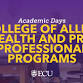 College of Allied Health and Pre-Professional... event in Greenville, NC
