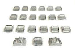 25mm Metal Cam Buckle Nickel Plated Lock Lever Flap (250kg) Webbing Straps  Sewing Tie Downs Adjustable X1