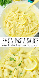 Lemon Pasta Sauce Rezept Pasta Rezepte Einfach Kochrezepte Rezepte