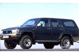 With 123 hp, the turbocharged 3 litre 8v inline 4 diesel engine accelerates this 4runner 3.0 td to 62 mph in 16.0 seconds and on to a maximum speed of 96 mph. Toyota 4 Runner 4runner Ii 4runner 3 0 Special 1992 1996 Autocatalog Autogidas Lt