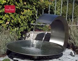 Wasserschale Edelstahl Fiona Komplett Set Diy Gartenbrunnen Brunnen Garten Wasserbecken Garten