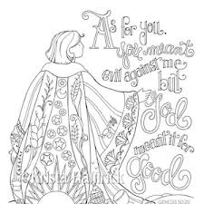 Joseph coat of many colors coloring page joseph s coat of many colors. The Story Of Joseph Coloring Page In Three Sizes 8 5x11 Etsy