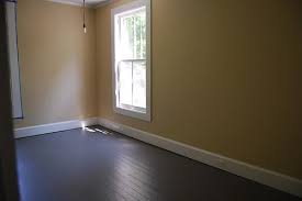 Painted Java Colored Floor For Best Results Go With A Standard Oil Based Porch And Floor Paint Or Oil Base Painted Wood Floors Painted Wooden Floors Flooring