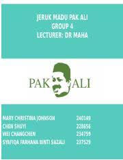 The pickles were produced in a clean, safe and close, plus it tastes so good and tasty, making it the. 22 List Of Industry Jeruk Madu Pak Ali Is A Factory That Manufactures Honey Course Hero