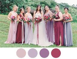 The Bride S Guide Lilac Bridesmaid Dresses Berry Bridesmaid Dresses Purple Bridesmaid Dresses