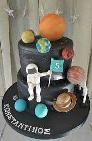 astronaut and solar system cake solar system cake planet cake birthday party cake