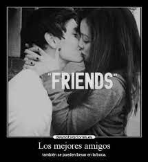 Kiss Best Friends Besos Mejores Amigos On We Heart It