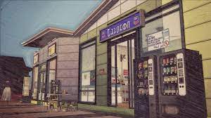 petrol station1 تحميل محطة وقود مطعم بقالة sims 4 times square landmarks travel