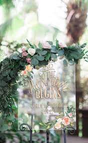 Finally, you can find a cheap, large picture frame and remove the glass from. 22 Gorgeous Acrylic Wedding Signs To Buy Or Diy Wedding Welcome Signs Wedding Signs Wedding Decorations