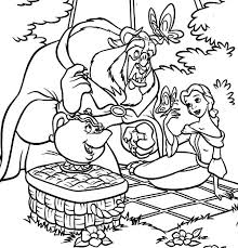 Children will love coloring pages baby shark. Beauty And The Beast Picnic Day Coloring Page Netart Coloring Pages Coloring Pictures Beauty And The Beast