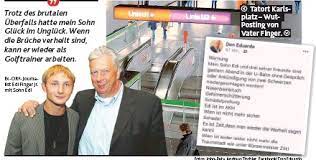 Edi finger junior — eduard „edi finger jun. Prugel Attacke Auf Reporter Sohn Pressreader