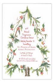 Progressive dinner parties are a fun way to split up the effort of hosting. Woodland Tree Progressive Dinner Invitation