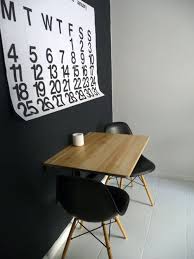 Pin By Sfgirlbybay Victoria Smith On Dining Room Inspiration Wall Table Black Walls Small Spaces