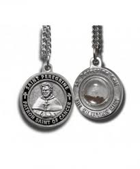 Peregrine are the patron saints. St Peregrine Patron Saint Of Cancer Medal W Capsule Of St Peregrine Soil Cb11tkdwu6r