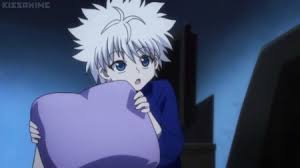 My Pillow Zoldyck Pillow Boy Male Short Hair Spiky Hair Adorable Zoldyck Killua Pretty Guy Anime Kawaii Ni Hunter X Hunter Killua Aesthetic Anime
