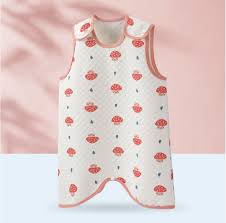 Túi ngủ thu đông cho bé 1-7 tuổi TN3L7 Hồng Nấm - Luxbaby