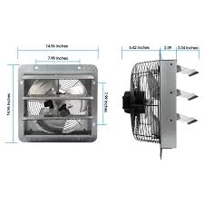 Ves exhaust fan (12 inches). Vieair 12 Inch Exhaust Ventilation Fan With Shutters Overstock 32052825