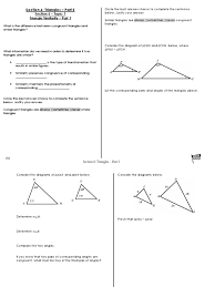 .answers unit 10 homework 5 tangent lines answer key unit 4 congruent triangles homework 1 classifying triangles unit 6 similar triangles unit 8 homework 3 similar right triangle geometric mean unit 4 ratio proportion & percent homework 7. Section 6 Triangles Part 2 Workbook Triangle Elementary Geometry