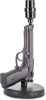 Rustic Pistol Table Lamp